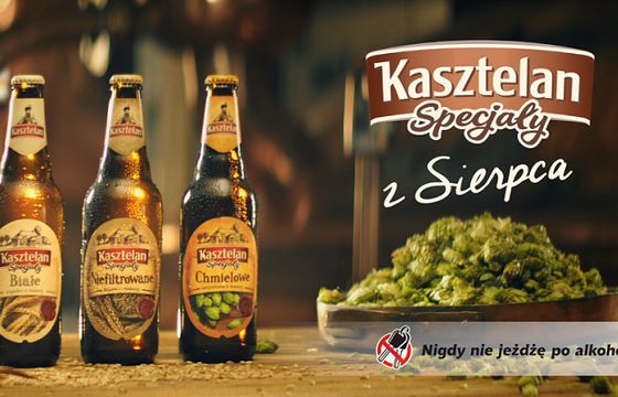 Receptura warzenia w reklamach piwa Kasztelan Specjały (wideo)