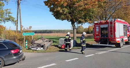 Groźny wypadek na skrzyżowaniu