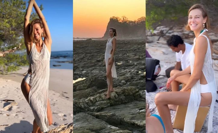 Renata Kaczoruk celebruje 37. urodziny w Kostaryce: taniec na plaży i "jam session" z nieznajomymi... Fajnie się bawi? (ZDJĘCIA)