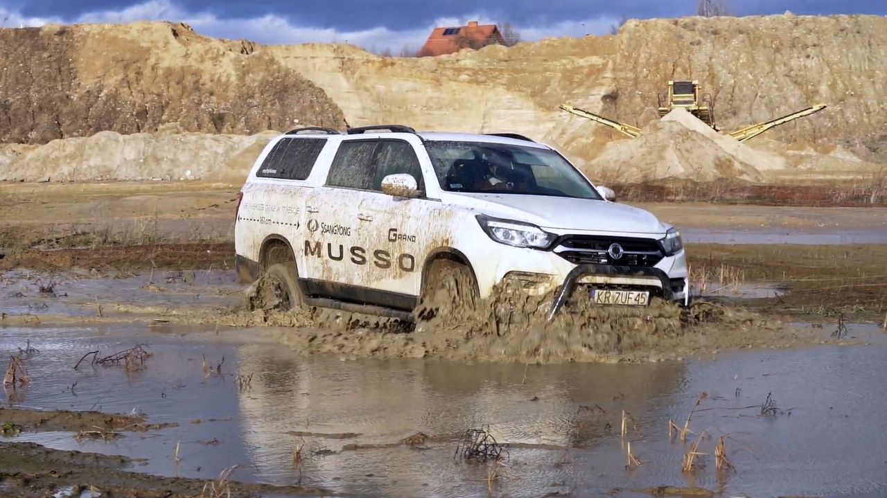 Offroad Marcina: SsangYong Musso Grand w terenie - gdyby nie był tak wielki