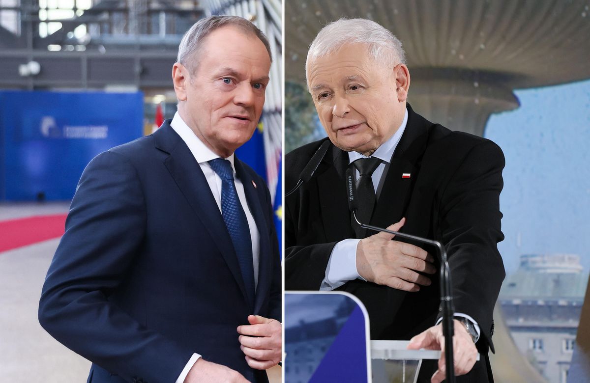 .Donald Tusk i Jarosław Kaczyński