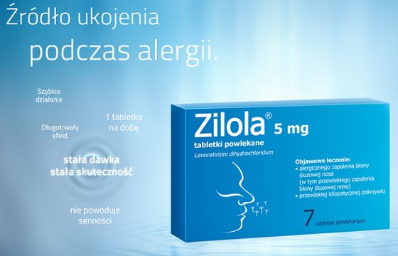 Zilola reklamowana jako „źródło ukojenia podczas alergii” (wideo)