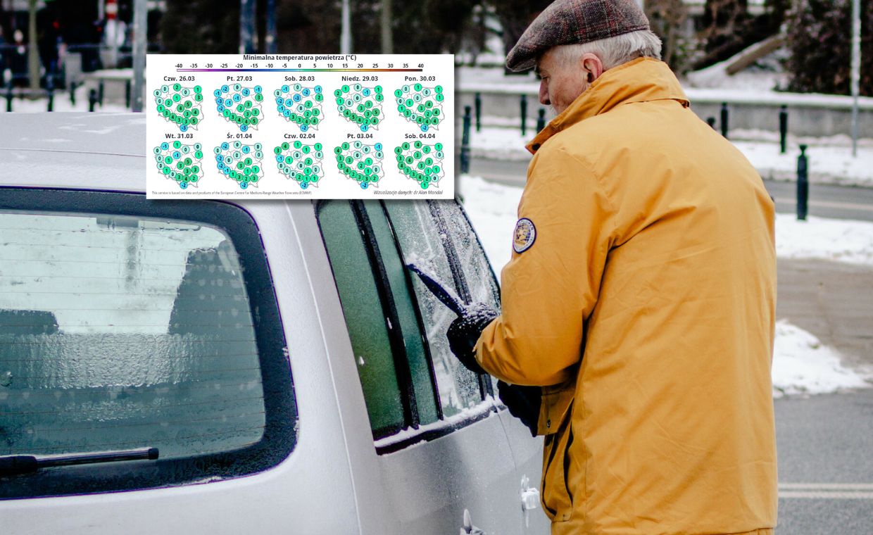 Zimowy akcent tej wiosny. Nadciągają nocne przymrozki