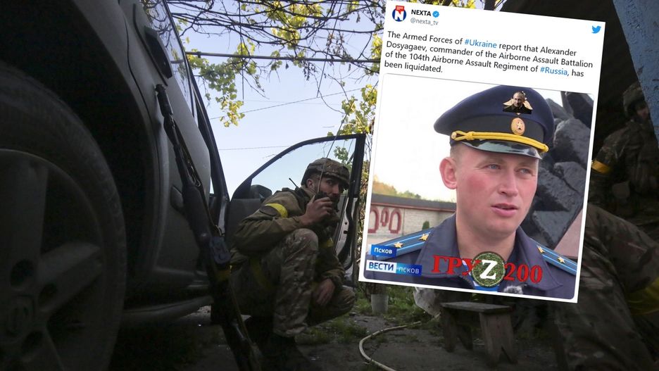 Ukraińcy zlikwidowali rosyjskiego dowódcę Aleksandera Dosiagajewa 