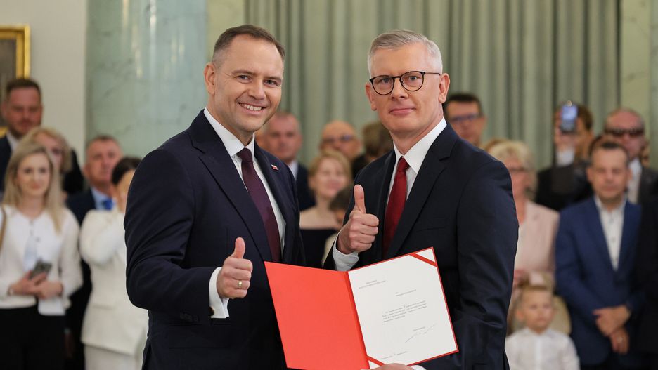 Karol Nawrocki i Sławomir Cenckiewicz
