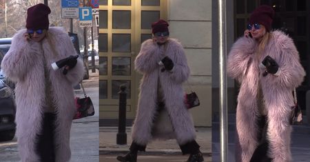Monika Olejnik z torebką Gucci za 6 tysięcy złotych