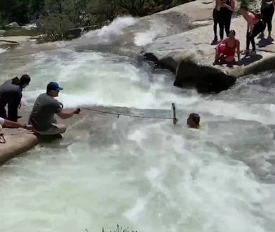 Akcja ratunkowa w pobliżu Angel Falls. Turysta przeżył chwile grozy