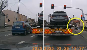Kobieta z dzieckiem na przejściu. Nadjechało punto. 24-latek ukarany