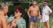 Ale widok! Jolanta Kwaśniewska w bikini przyłapana na wakacjach z mężem! Ma sylwetkę jak 30-latka!