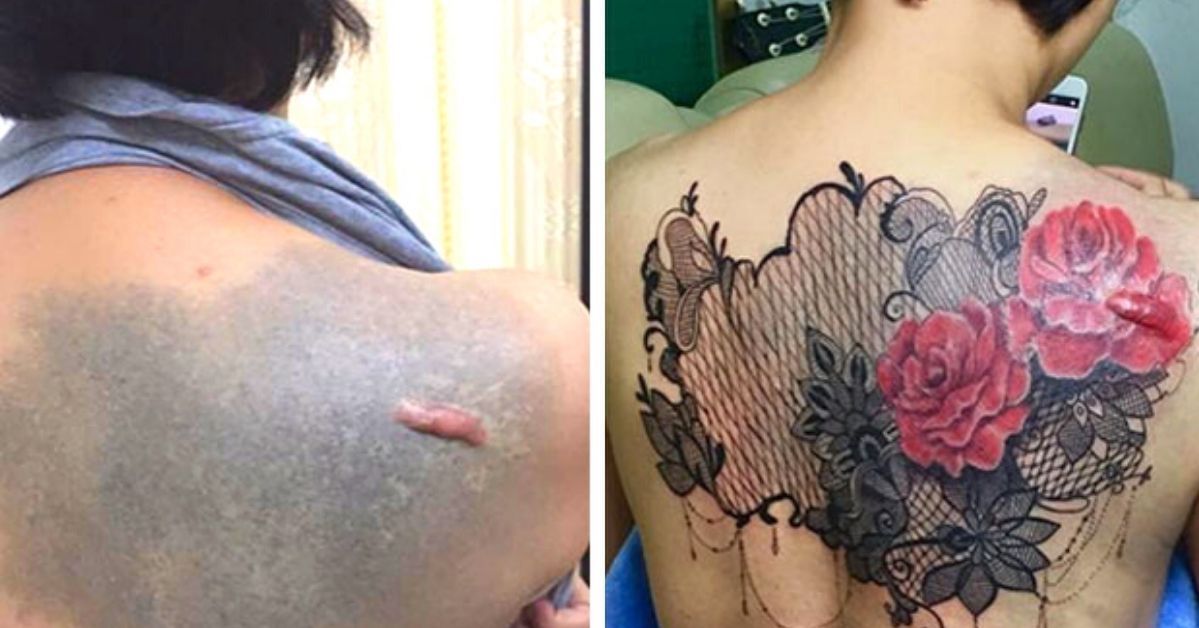 15 artystycznych tatuaży, które skutecznie maskują blizny. Defekty znikają pod pięknymi motywami