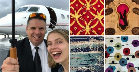 21 zdjęć hotelowych dywanów z całego świata. Robi je zawodowy pilot samolotów