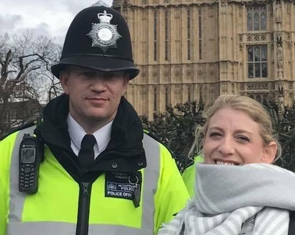 Ostatnie zdjęcie policjanta z Londynu. Chwilę później nie żył