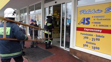 Sklep, w którym doszło do wybuchu
