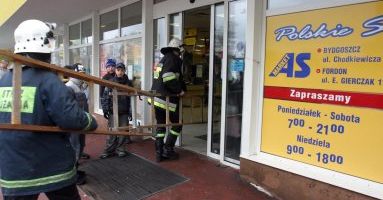 Eksplozja w supermarkecie w Bydgoszczy
