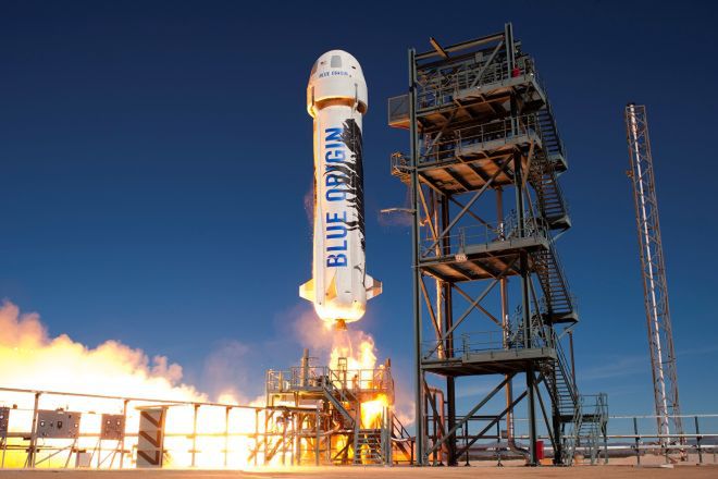 Rakieta Blue Origin.