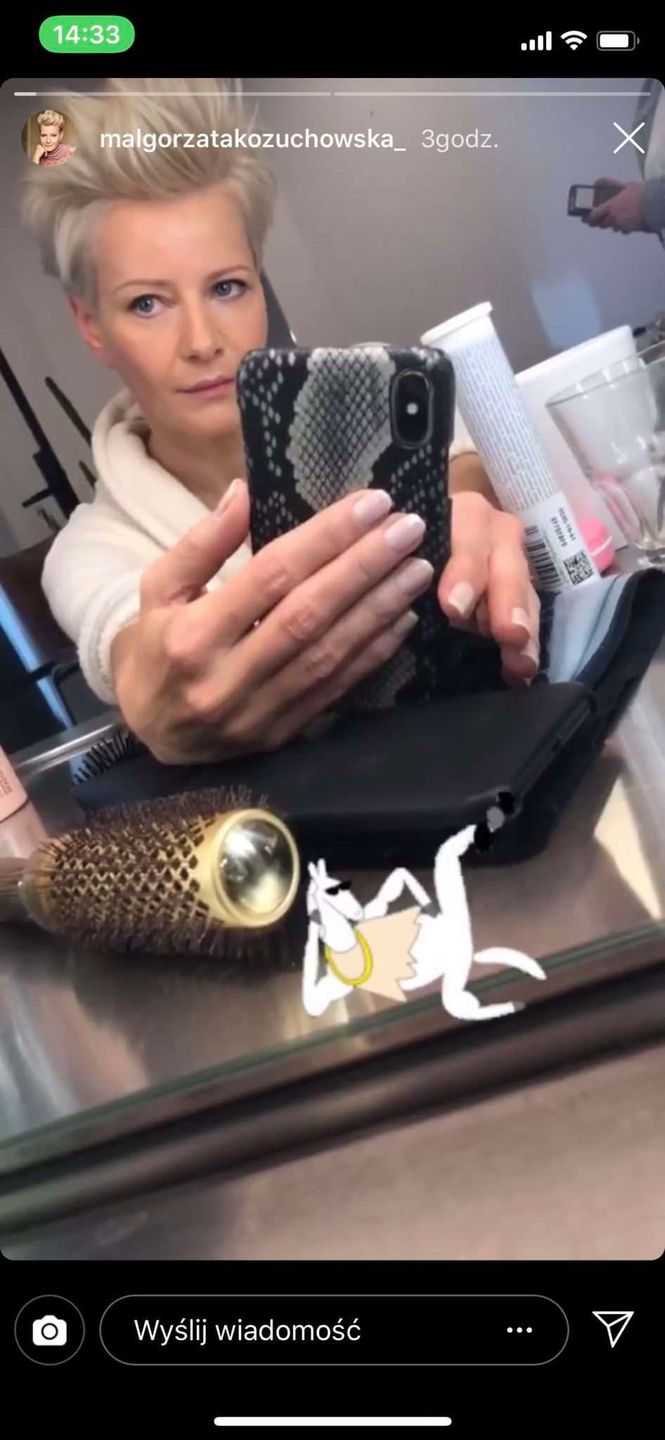 Małgorzata Kożuchowska bez makijażu