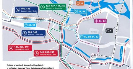 Wrocław: Kolejne zmiany w ruchu w centrum miasta