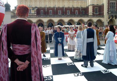 Mecz szachowy w 400-lecie zajęcia Moskwy