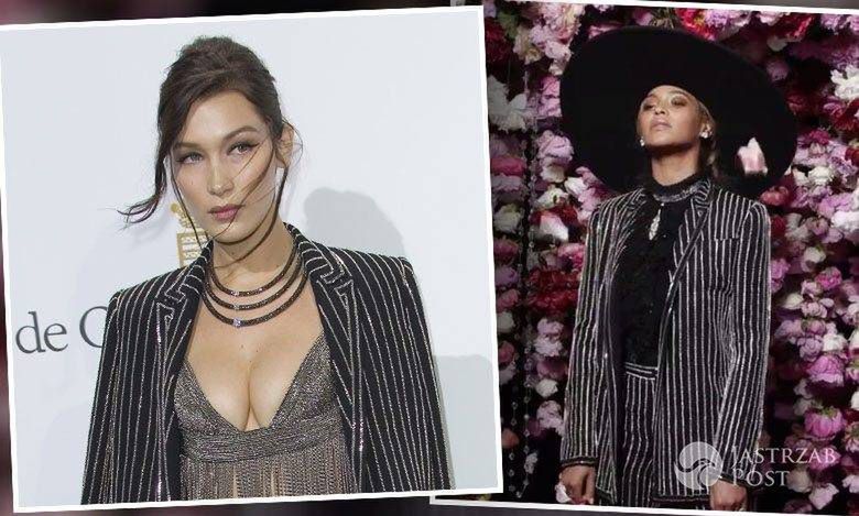 Pojedynek na stylizacje: Bella Hadid i Beyonce w identycznym garniturze luksusowej marki