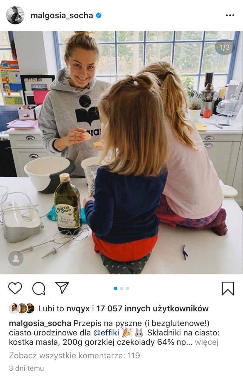 Małgosia Socha gotuje z dziećmi