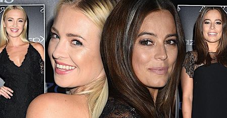 Anna Mucha i Barbara Kurdej-Szatan jak siostry na pokazie Paprocki & Brzozowski! Jedna odsłoniła to, co druga sprytnie ukryła