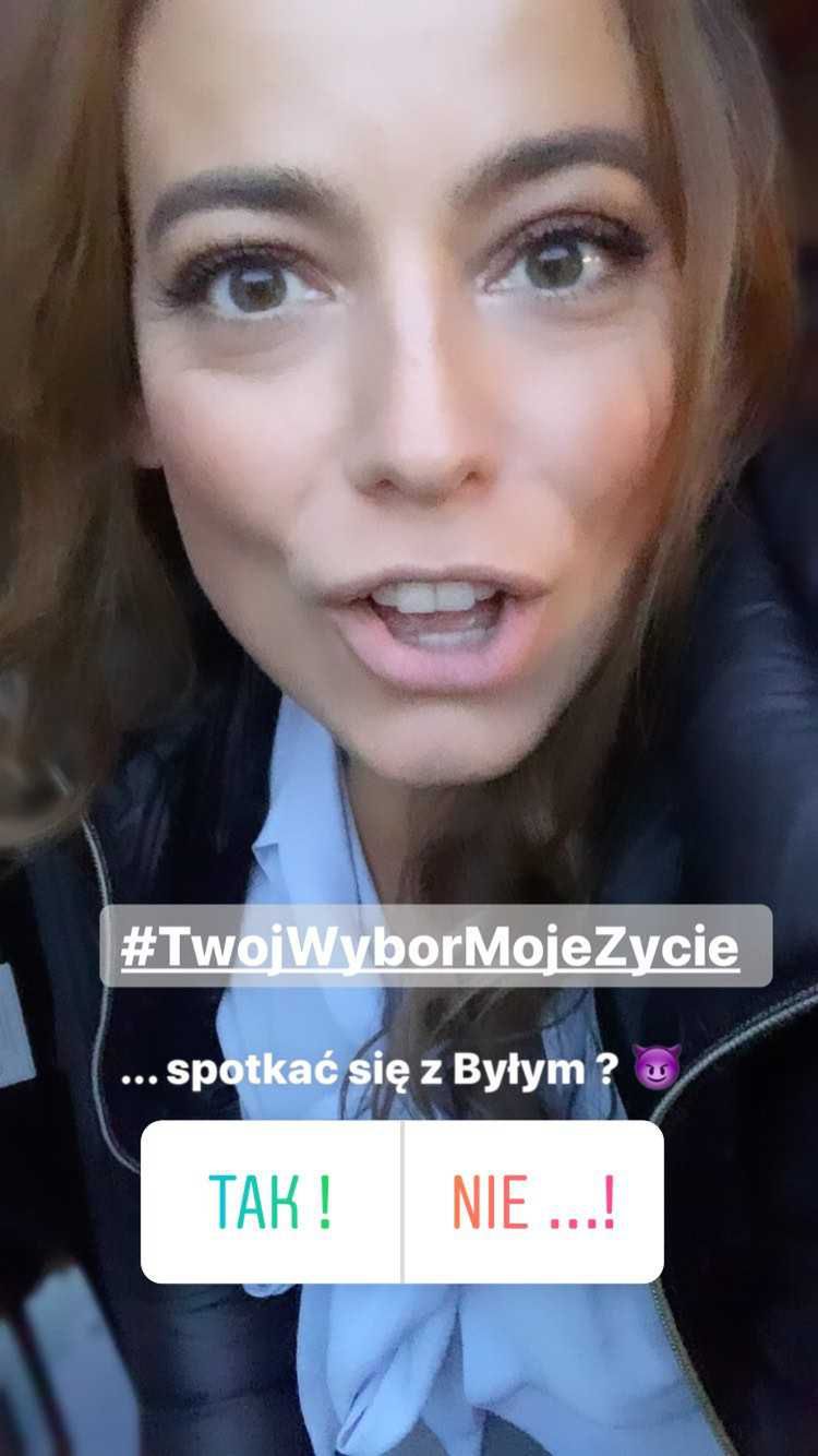 Anna Mucha przed spotkaniem z Kubą Wojewódzkim