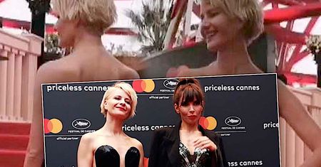 Wow! Małgorzata Kożuchowska w Cannes olśniła stylizacją! Wyglądała jak demon seksu! Za kulisami brylowała z Agnieszką Dygant!