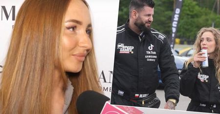 Angelika Mucha życzy Wiktorii Gąsiewskiej i Wojtkowi Goli dużo miłości przed naszą kamerą. Tak skomentowała ich związek