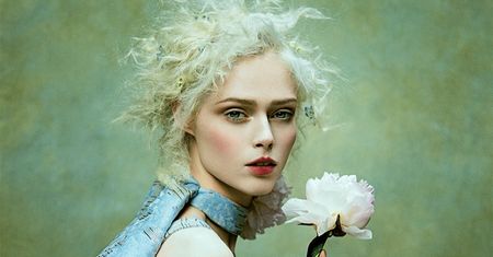 Coco Rocha w malarskiej sesji Harper's Bazaar Vietnam