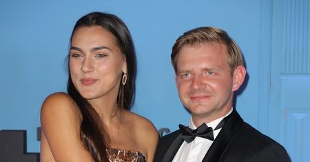 Bal TVN. Rafał Zawierucha z dziewczyną