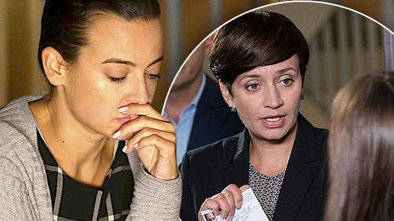 Anna Mucha w M jak miłość, wpadka