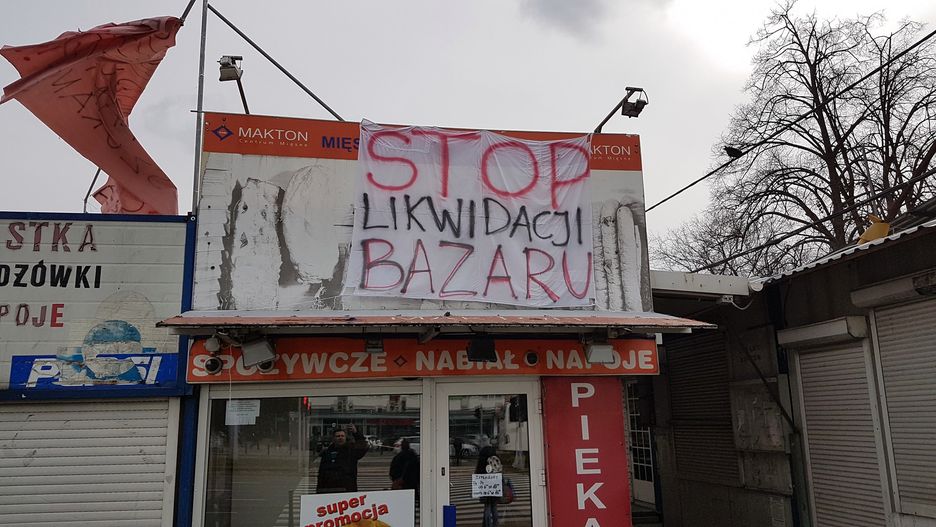 Bazar przy Banacha ostatecznie zamknięty.