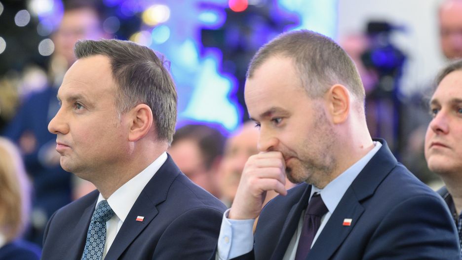 Andrzej Duda i Paweł Mucha