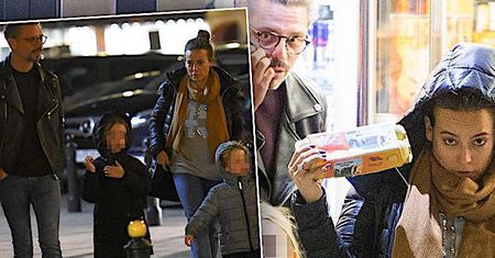 Rewelacja! Anna Mucha buszuje po sklepach ze słodkimi dziećmi i przystojnym Marcelem Sorą! Raj dla paparazzi!