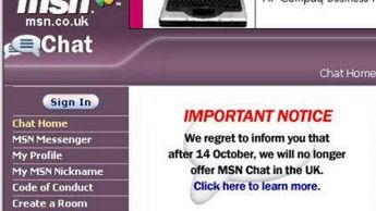 Microsoft informuje o zamknięciu czatroomu