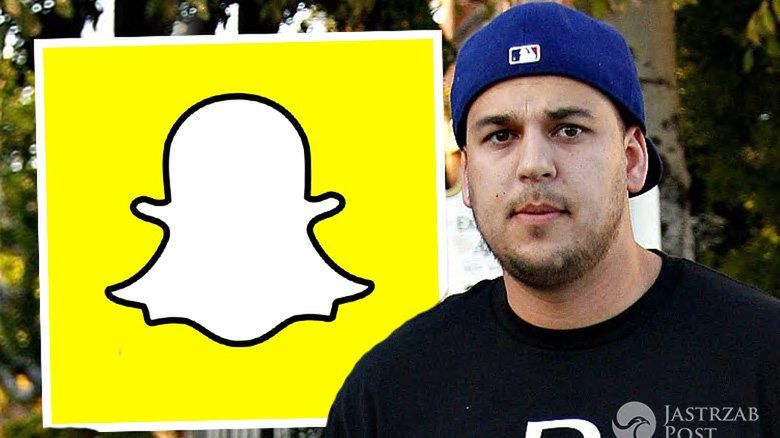 Rob Kardashian założył konto na SnapChacie