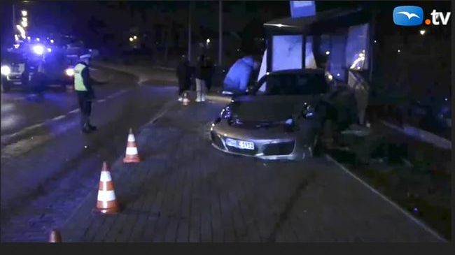 Gdańsk. Wypadek porsche