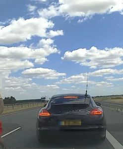 Agresywny kierowca porsche. Zaatakował rodzinę na S8