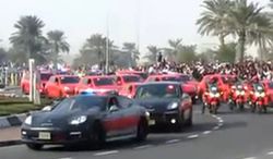 Policja w Katarze jeździ Porsche