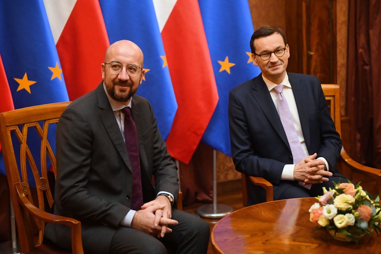 Charles Michel spotkał się z Mateuszem Morawieckim. PiS zatęskni za Tuskiem?