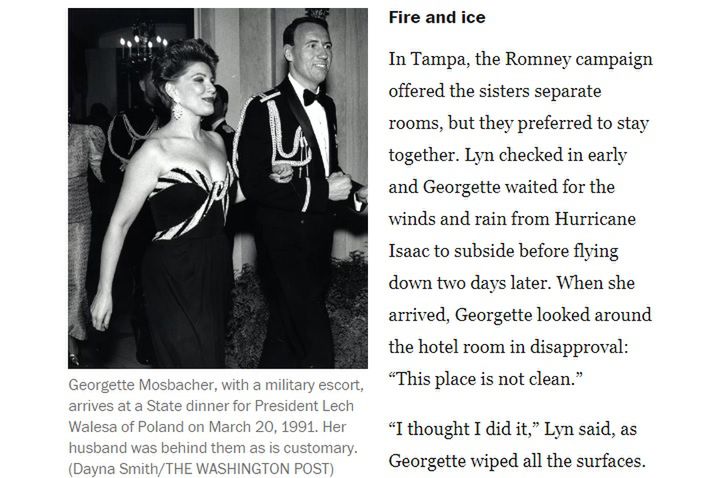 Georgette Mosbacher podczas wizyty w Polsce 