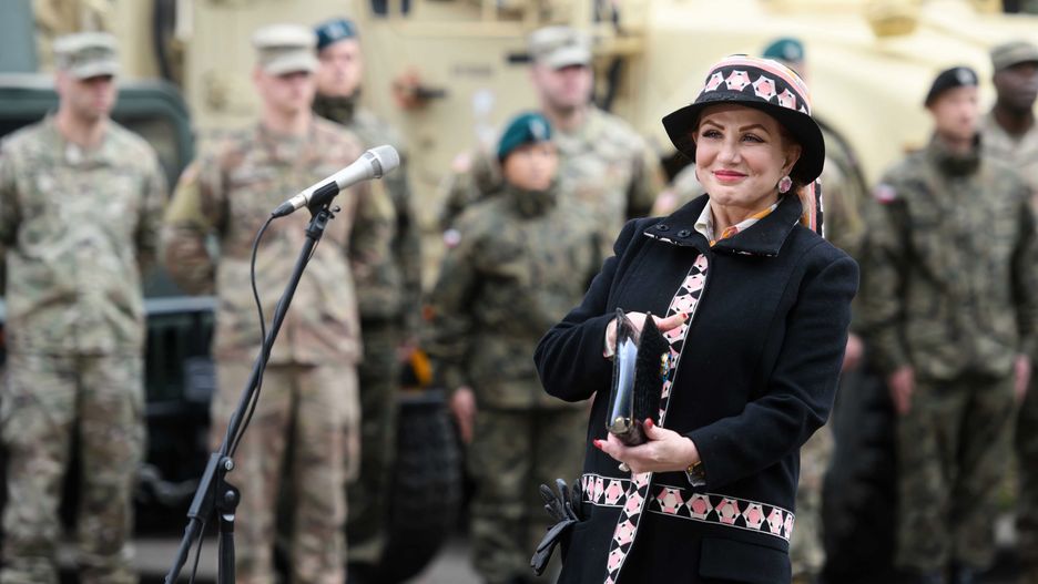 Ambasador USA Georgette Mosbacher w Poznaniu