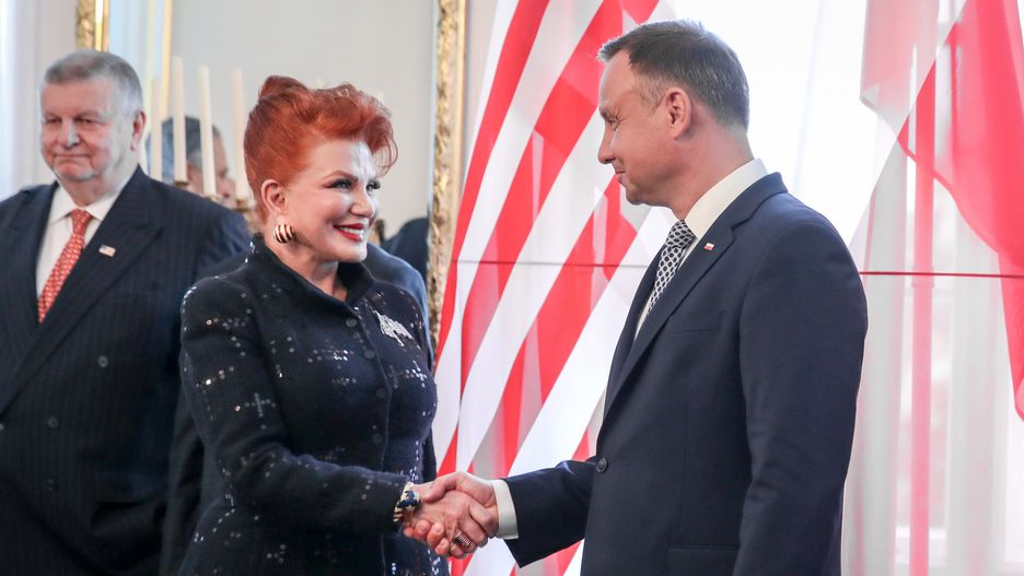 Georgette Mosbacher, ambasador USA w Polsce, chce popularyzować u nas muzykę country