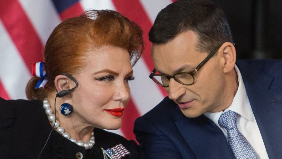 Georgette Mosbacher i Mateusz Morawiecki wspólnie świętowali 100-lecie polsko-amerykańskich relacji