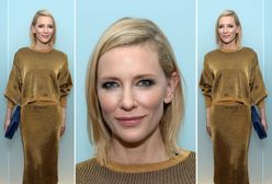 LOOK OF THE DAY: Cate Blanchett cała w złocie