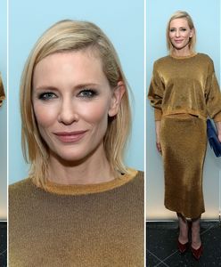 LOOK OF THE DAY: Cate Blanchett cała w złocie