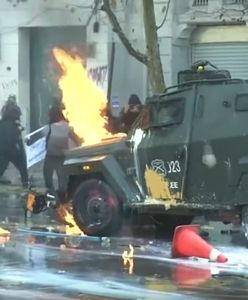 Protesty studentów i nauczycieli w Chile. Ostre starcia z policją