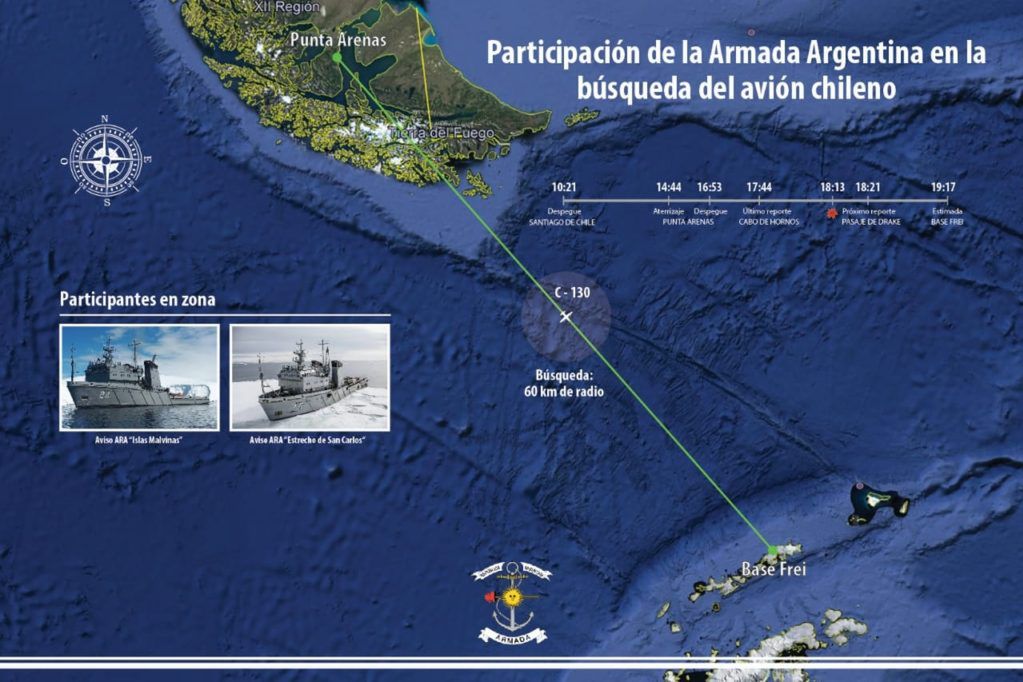 Chile. Szczątki samolotu na dnie oceanu. Może to być wrak zaginionego Herculesa