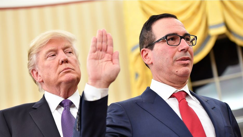 Donald Trump i Steven Mnuchin