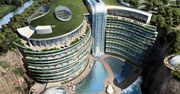 Chiny. Luksusowy hotel w kamieniołomie